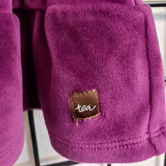 Tea Collection, Purple Velour Dress, 3-6 Mths. - Picture 5 of 5